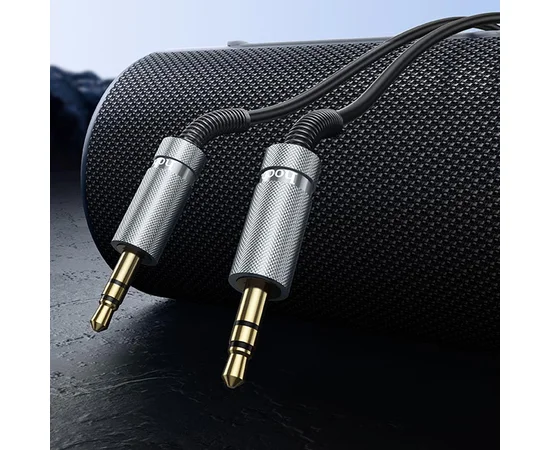 Аудио кабель Aux Hoco UPA31 Cindy spring (3m) Black