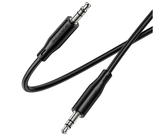 Аудио кабель Aux Borofone BL26 Standard (1m) Black