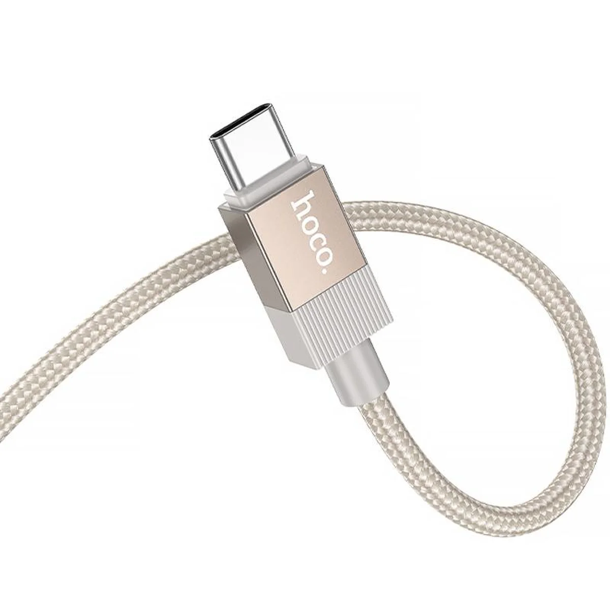 Аудио кабель Aux Hoco UPA32B Clever digital (Type-C to AUX 3.5mm) (1m) Gold