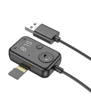 FM модулятор Borofone BC49 June Black