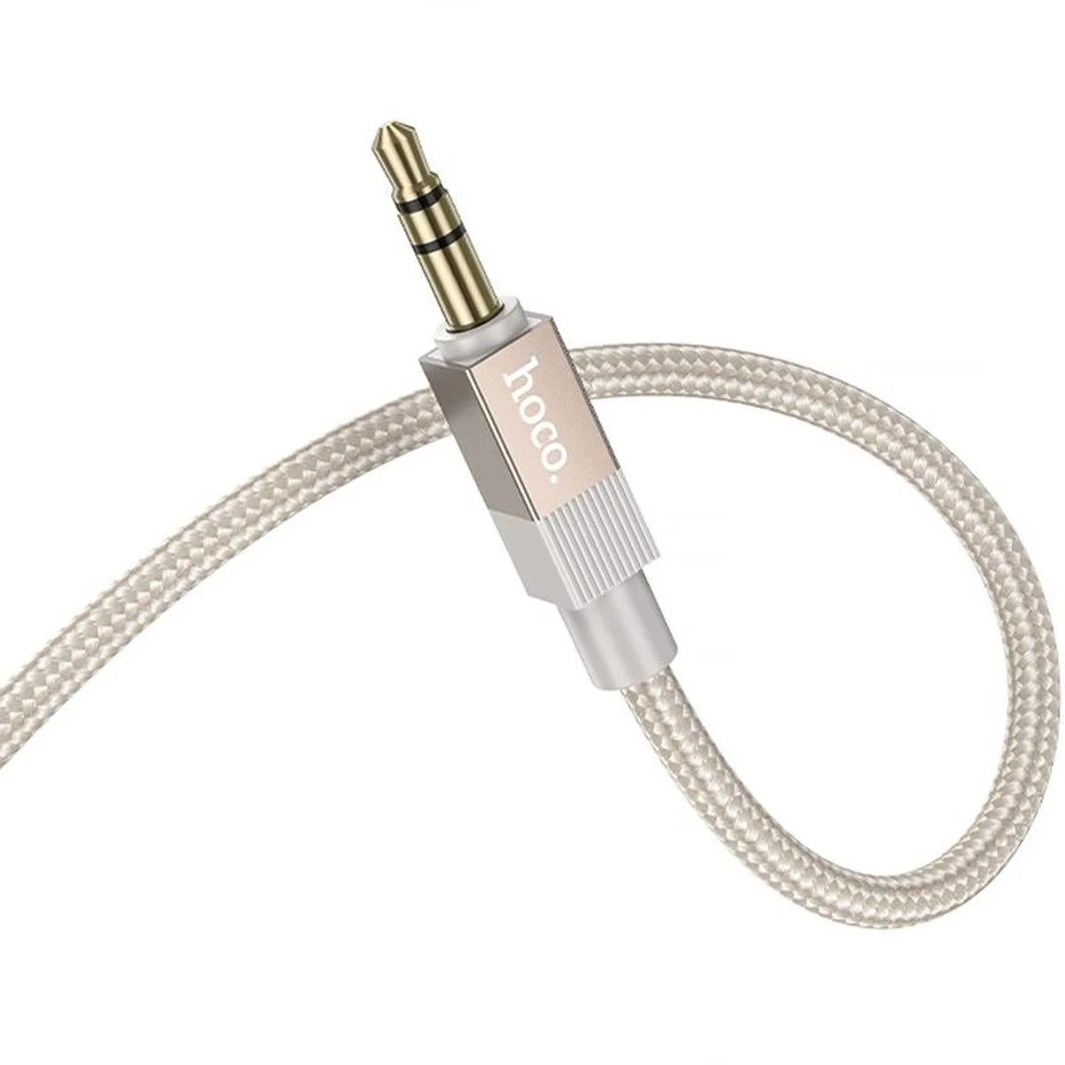 Аудіо кабель Aux Hoco UPA32 Clever (1m) Gold