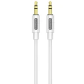 Аудио кабель Aux Borofone BL20 True sound silicone (1m) White