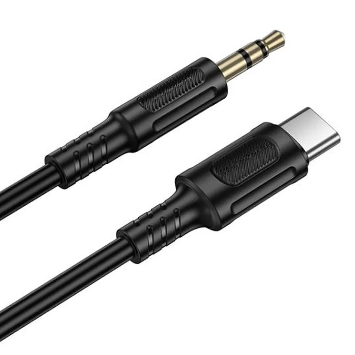 Аудио кабель Aux Borofone BL25B Nice (Type-C to AUX 3.5mm) (1m) Black