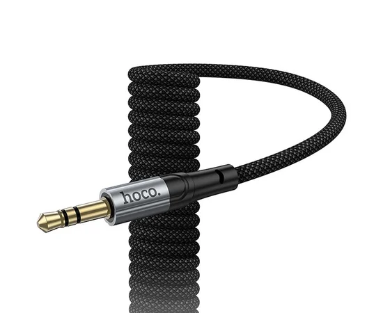 Аудио кабель Aux Hoco UPA33A Nuevo (Lightning to AUX 3.5mm) (1.5m) Black