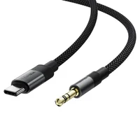 Аудио кабель Aux Acefast J11 (Type-C to AUX 3.5mm plug) (1m) Black
