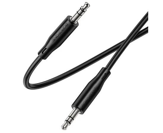 Аудио кабель Aux Borofone BL25 Nice (1m) Black