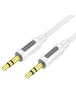Аудио кабель Aux Borofone BL20 True sound silicone (1m) White