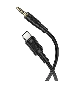 Аудио кабель Aux Borofone BL25B Nice (Type-C to AUX 3.5mm) (1m) Black