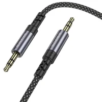 Аудио кабель Aux Borofone BL24 Graceful (1m) Metal grey
