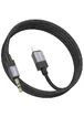Аудио кабель Aux Hoco UPA32A Clever digital (Lightning to AUX 3.5mm) (1m) Black