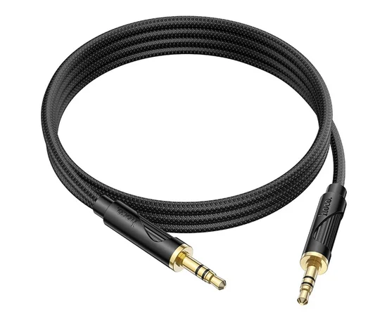 Аудио кабель Aux Hoco UPA30 Friend (1m) Black
