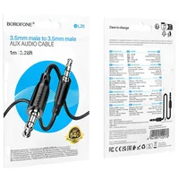 Аудио кабель Aux Borofone BL26 Standard (1m) Black
