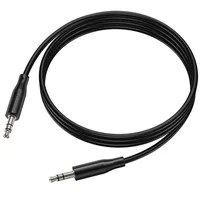 Аудио кабель Aux Borofone BL25 Nice (1m) Black