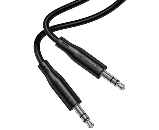 Аудио кабель Aux Borofone BL25 Nice (1m) Black