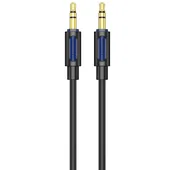 Аудио кабель Aux Borofone BL20 True sound silicone (1m) Black