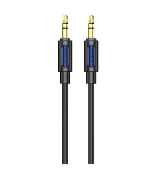 Аудио кабель Aux Borofone BL20 True sound silicone (1m) Black