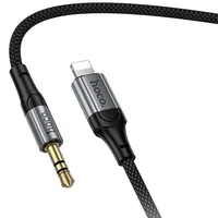 Аудио кабель Aux Hoco UPA33A Nuevo (Lightning to AUX 3.5mm) (1.5m) Black