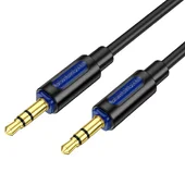 Аудио кабель Aux Borofone BL20 True sound silicone (1m) Black
