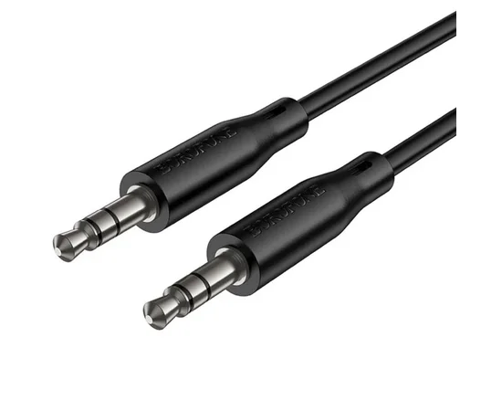 Аудио кабель Aux Borofone BL25 Nice (1m) Black