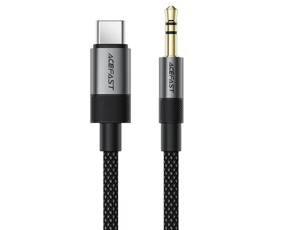 Аудио кабель Aux Acefast J11 (Type-C to AUX 3.5mm plug) (1m) Black