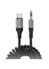 Аудио кабель Aux Hoco UPA33B Nuevo (Type-C to AUX 3.5mm) (1.5m) Black