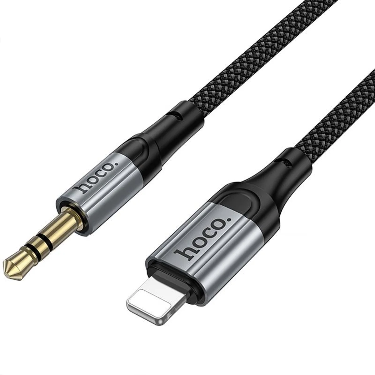 Аудио кабель Aux Hoco UPA33A Nuevo (Lightning to AUX 3.5mm) (1.5m) Black