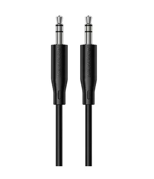 Аудіо кабель Aux Borofone BL25 Nice (1m) Black