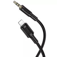 Аудіо кабель Aux Borofone BL25A Nice (Lightning to AUX 3.5mm) (1m) Black