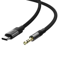 Аудио кабель Aux Acefast J11 (Type-C to AUX 3.5mm plug) (1m) Black