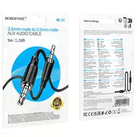 Аудио кабель Aux Borofone BL26 Standard (1m) Black