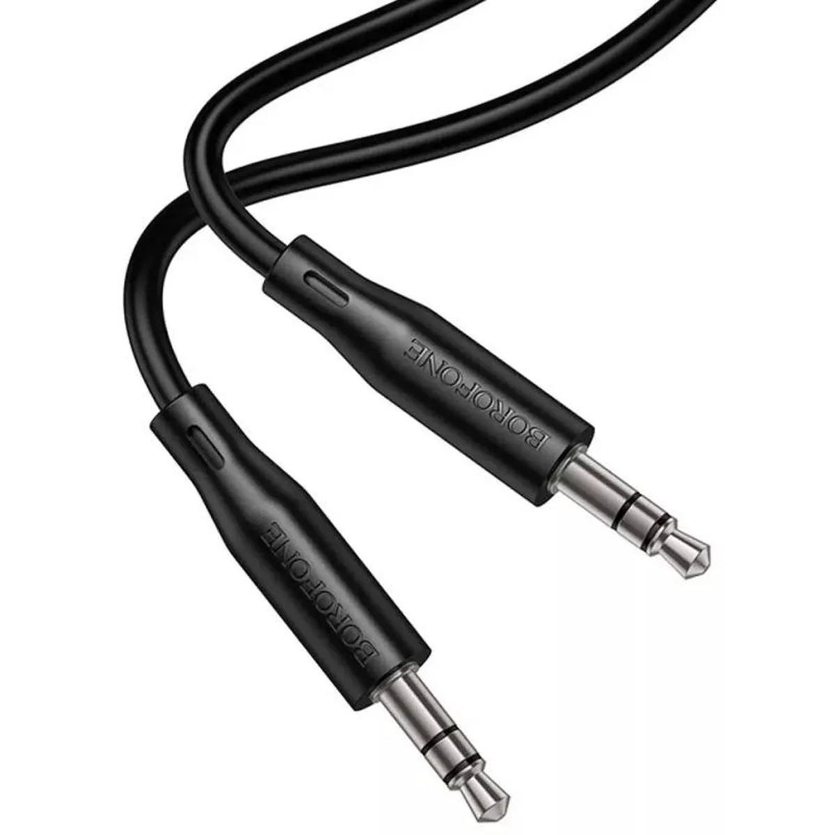 Аудіо кабель Aux Borofone BL25 Nice (1m) Black