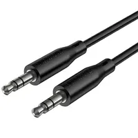 Аудио кабель Aux Borofone BL26 Standard (1m) Black