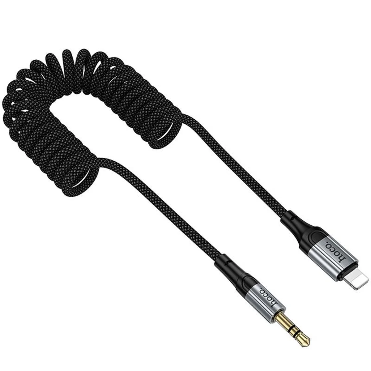 Аудио кабель Aux Hoco UPA33A Nuevo (Lightning to AUX 3.5mm) (1.5m) Black
