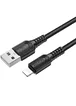 Дата кабель Borofone BX116 Certain USB to Lightning 2.4A (1m) Black