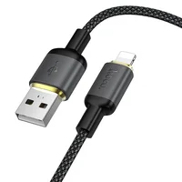 Дата кабель Hoco X128 Benefit USB to Lightning 12W (1m) Black