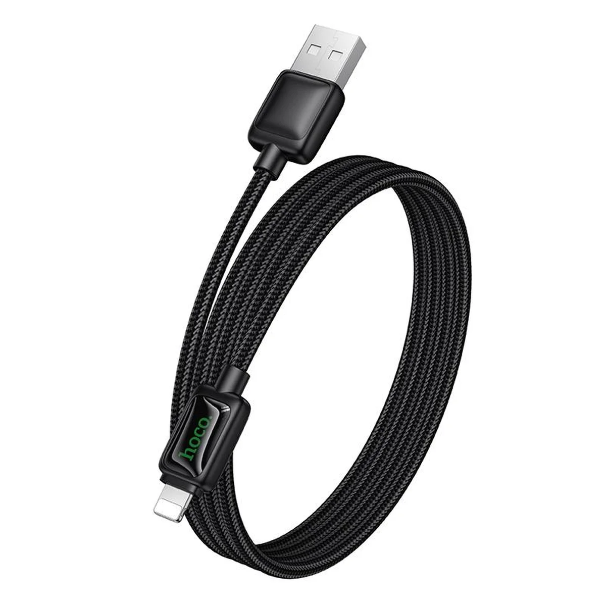 Дата кабель Hoco U146 Mundo USB to Lightning 12W (1.2m) Black