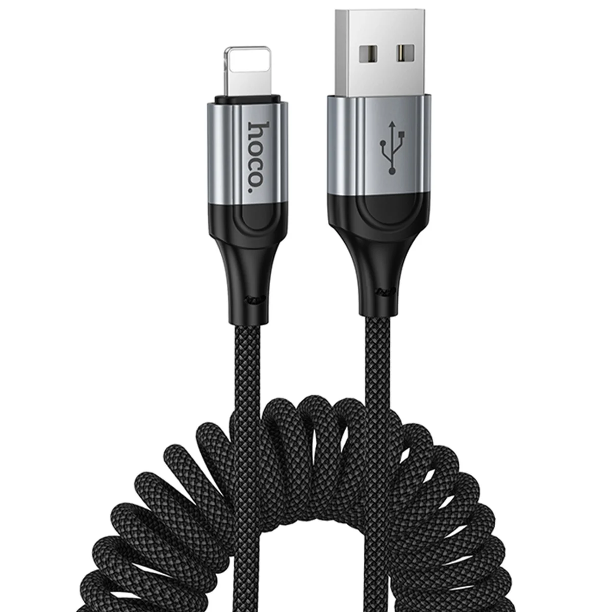 Дата кабель Hoco X121 Nuevo USB to Lightning 2.4A (1.5m) Black