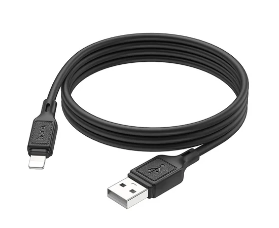 Дата кабель Hoco X90 Cool silicone USB to Lightning (1m) Black