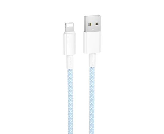 Дата кабель Borofone BX117 Source USB to Lightning 2.4A (1m) Blue