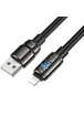 Дата кабель Hoco U143 Joy USB to Lightning 2.4A (1.2m) Black