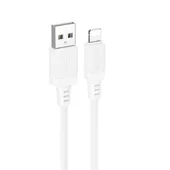 Дата кабель Borofone BX115 Lotto USB to Lightning 2.4A (1m) White