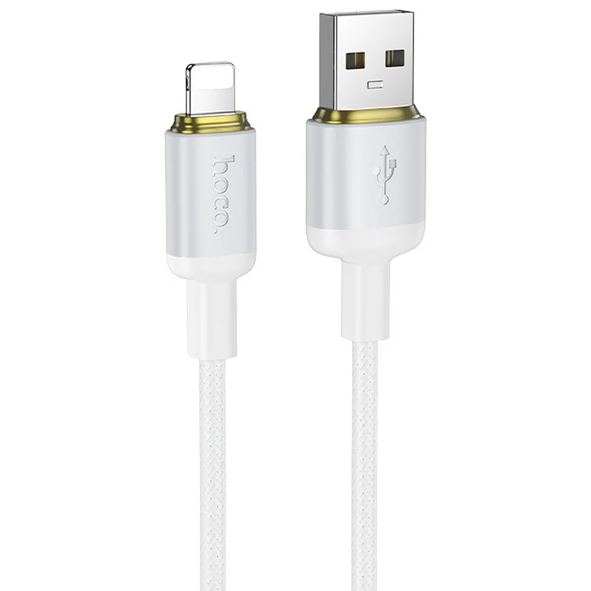Дата кабель Hoco X128 Benefit USB to Lightning 12W (1m) White
