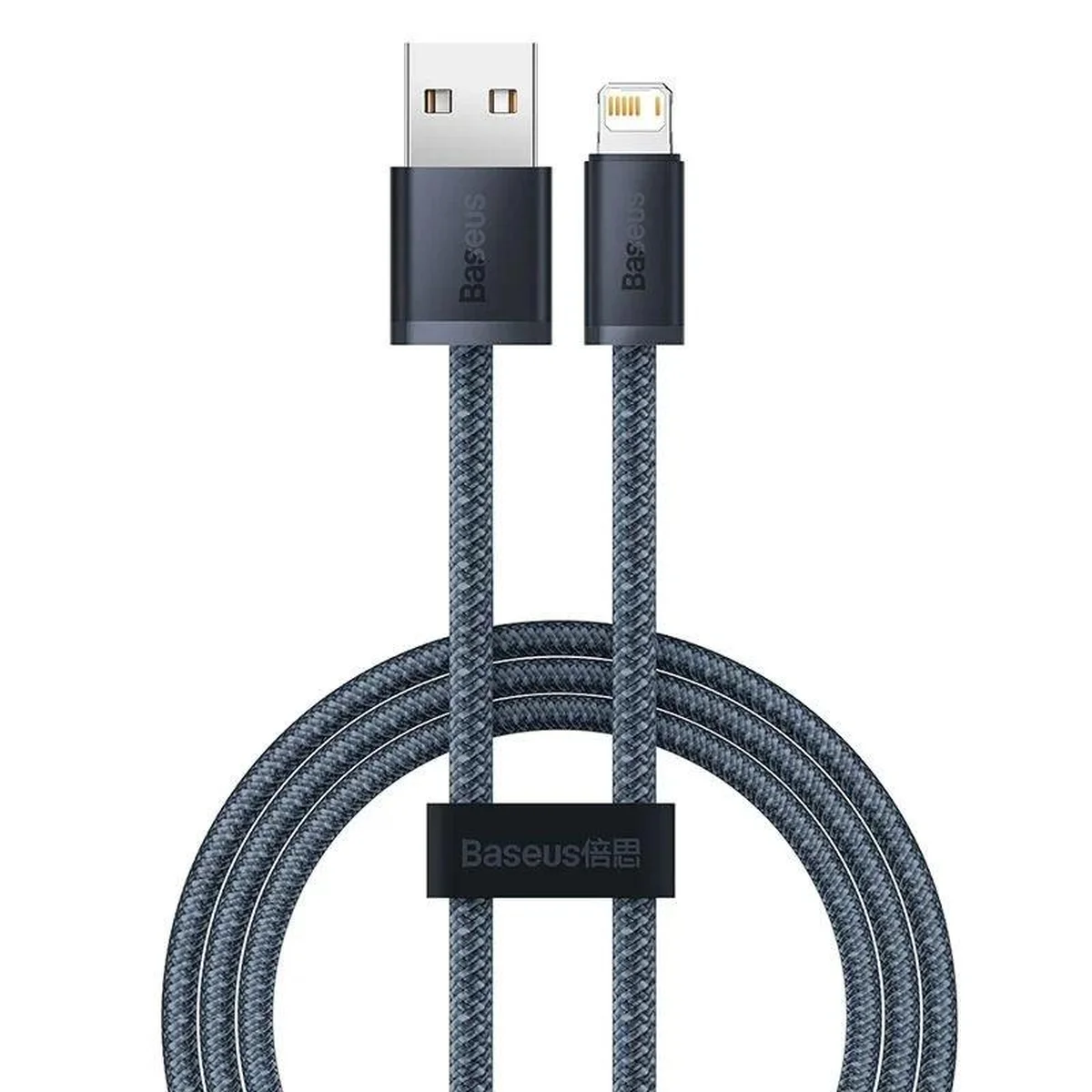 Дата кабель Baseus Dynamic Series USB to Lightning 2.4A (2m) (CALD00050) Slate Gray