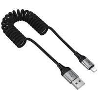 Дата кабель Hoco X121 Nuevo USB to Lightning 2.4A (1.5m) Black