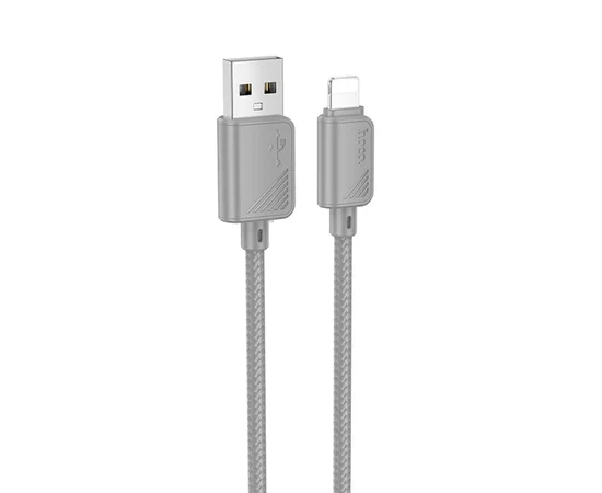 Дата кабель Hoco X113 Beneficio USB to Lightning (1m) Gray