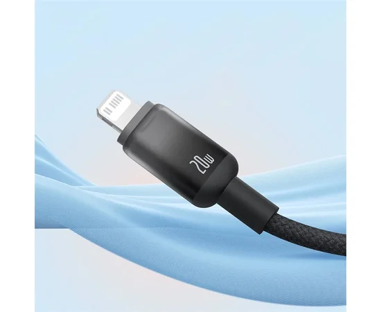 Дата кабель Baseus Discolor Series Fast Charging USB to Lightning 2.4A (1m) (P10374900) Cluster Black