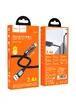 Дата кабель Hoco U136 Prize USB to Lightning 2.4A (1.2m) Black