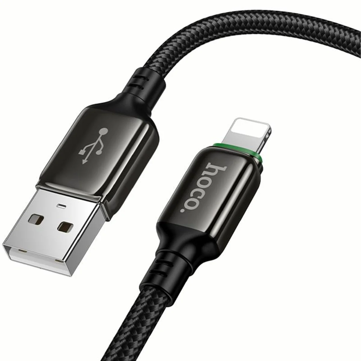 Дата кабель Hoco X127 Exceed USB to Lightning 12W (1m) Black