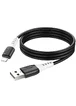 Дата кабель Hoco X82 Silicone USB to Lightning 2.4A (1m) Black