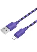 Дата кабель Hoco X116 Meridian USB to Lightning 2.4A (1m) Gradient Purple Mix